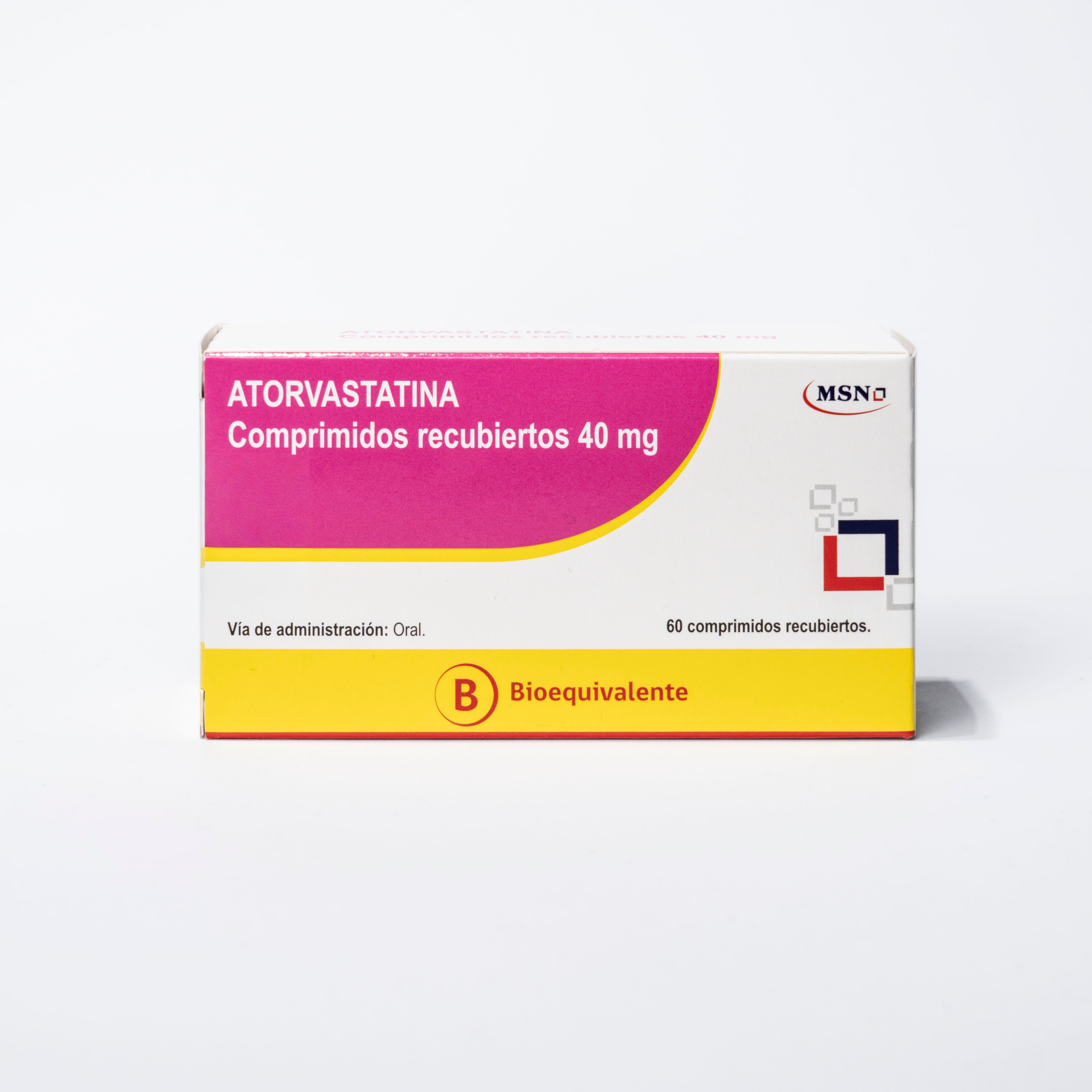 Atorvastatina 40mg x 60 comprimidos recubiertos MSN